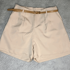 Short Alfaiataria Bege