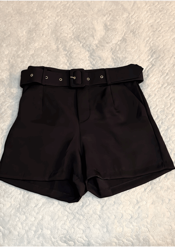 Short Alfaiataria Cinto Forrado