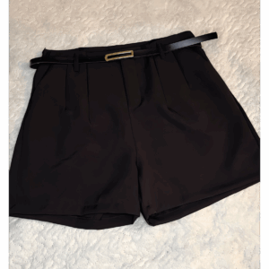 Short Alfaiataria Preto